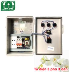 Tủ điều khiển 3 pha 1 đèn - Tưới Tự Động OMEGA - Công Ty TNHH Điện Tự Động OMEGA